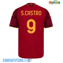 Camisa de time de futebol AS Roma Santiago Castro #9 Replicas 1º Equipamento 2026-27 Manga Curta